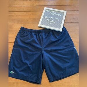 Lacoste men’s tennis shorts size XL